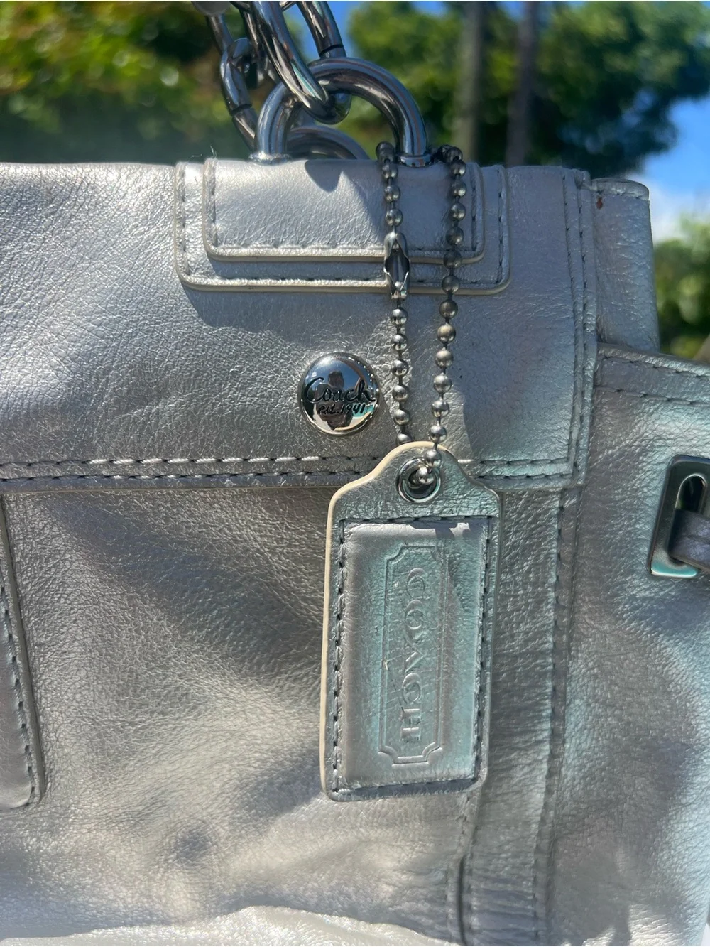 Rare SAMPLE Coach Peyton Carryall Satchel